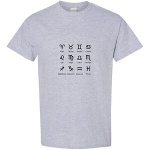 Gildan (Sport Grey, 5XL) Zodiac Horoscope Astro Astrological Symbol Sign Men T Shirt Te Gildan (Sport Grey, 5XL) Zodiac Horoscope Astro Astrological Symbol Sign Men T Shirt Te