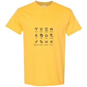 Gildan (Yellow, L) Zodiac Horoscope Astro Astrological Symbol Sign Men T Shirt Tee Top Gildan (Yellow, L) Zodiac Horoscope Astro Astrological Symbol Sign Men T Shirt Tee Top