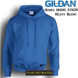 (4XL) Gildan Royal Blue Hoodie Heavy Blend Hooded Sweat Mens Pullover (4XL) Gildan Royal Blue Hoodie Heavy Blend Hooded Sweat Mens Pullover