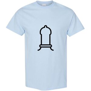 Gildan (Light Blue, XL) Adult Dick Penis Condom Joke Funny Art Men T Shirt Tee Top Gildan (Light Blue, XL) Adult Dick Penis Condom Joke Funny Art Men T Shirt Tee Top