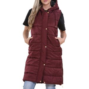 A2Z (2XL, Wine) Ladies Oversized Gilet Long Line Style Jacket A2Z (2XL, Wine) Ladies Oversized Gilet Long Line Style Jacket