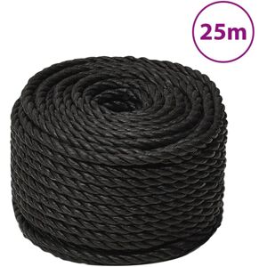 (black, 12 mm/ 25 m) vidaXL Twisted Rope Garden Workshop Line Work Rope Boat Rop (black, 12 mm/ 25 m) vidaXL Twisted Rope Garden Workshop Line Work Rope Boat Rop