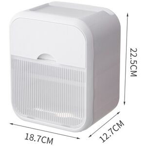 Unbranded (White) Wall mounted tissue box with one drawer Unbranded (White) Wall mounted tissue box with one drawer