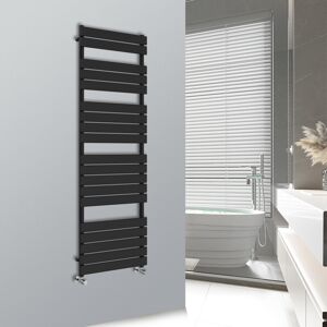 (Black, 1800x600mm) WarmeHaus Flat Panel Bathroom Heated Towel Rail Ladder Radia (Black, 1800x600mm) WarmeHaus Flat Panel Bathroom Heated Towel Rail Ladder Radia