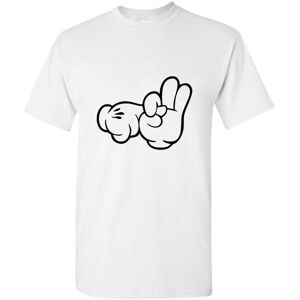 Gildan (White, 5XL) Mickey Mouse Glove Hands Sex Finger Rude Funny Art Men T Shirt Tee Gildan (White, 5XL) Mickey Mouse Glove Hands Sex Finger Rude Funny Art Men T Shirt Tee