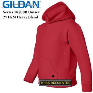 (S) Gildan Red Hoodie Heavy Blend Hooded Sweater Boy Girl Youth Kids (S) Gildan Red Hoodie Heavy Blend Hooded Sweater Boy Girl Youth Kids