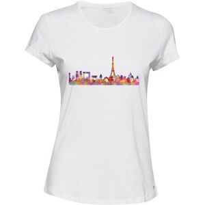 Gildan (M) Paris City France Eiffel Tower Painting Art White Ladies Women T Shirt Tee T Gildan (M) Paris City France Eiffel Tower Painting Art White Ladies Women T Shirt Tee T