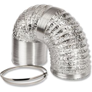 Powerstar Electricals Ltd (400mm x 10m (16")) Air Ducting Aluminium Foil Flexible Ventilation Fan Duct Ext Powerstar Electricals Ltd (400mm x 10m (16")) Air Ducting Aluminium Foil Flexible Ventilation Fan Duct Ext