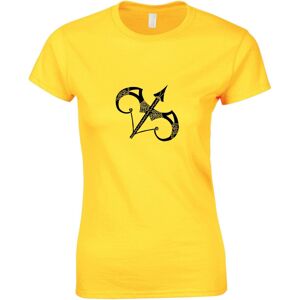 Gildan (Yellow, 2XL) Sagittarius Horoscopes Zodiac Symbol Star Sign Art Ladies Women T Gildan (Yellow, 2XL) Sagittarius Horoscopes Zodiac Symbol Star Sign Art Ladies Women T