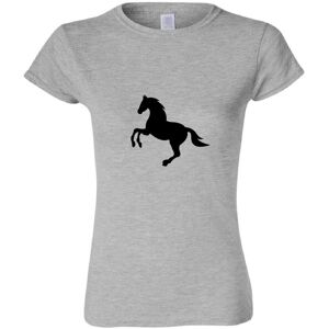 Gildan (Sport Grey, 2XL) Classic Running Wild Black Horse Mustang Pony Ladies Women T S Gildan (Sport Grey, 2XL) Classic Running Wild Black Horse Mustang Pony Ladies Women T S