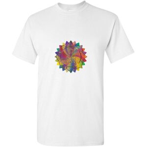 Gildan (2XL) Colourful Buddha Flower Buddhism Buddhist Religion Art White Men T Shirt T Gildan (2XL) Colourful Buddha Flower Buddhism Buddhist Religion Art White Men T Shirt T