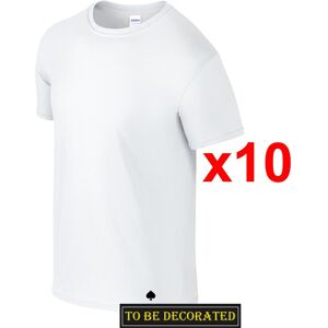 (2XL) 10 Packs Gildan T-SHIRT Basic Tee S - 5XL Small Big Men Heavy Cotton (Whit (2XL) 10 Packs Gildan T-SHIRT Basic Tee S - 5XL Small Big Men Heavy Cotton (Whit