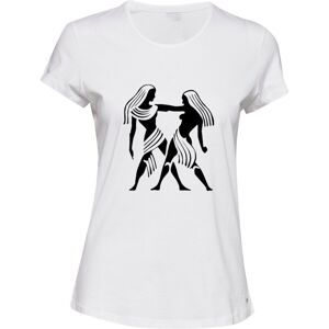 Gildan (White, S) Gemini Twin Zodiac Horoscope Astrological Symbol Ladies Women T Shirt Gildan (White, S) Gemini Twin Zodiac Horoscope Astrological Symbol Ladies Women T Shirt