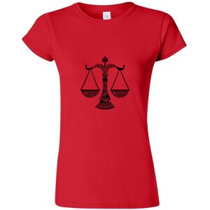 Gildan (Red, S) Libra Zodiac Horoscope Astrological Symbol Sign Ladies Women T Shirt Te Gildan (Red, S) Libra Zodiac Horoscope Astrological Symbol Sign Ladies Women T Shirt Te