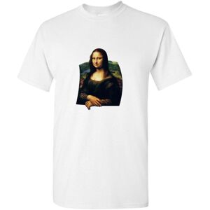 Gildan (3XL) Mona Lisa Portrait Painting Leonardo da Vinci White Men T Shirt Tee Top Gildan (3XL) Mona Lisa Portrait Painting Leonardo da Vinci White Men T Shirt Tee Top