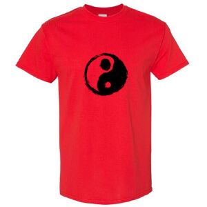 Gildan (Red, 5XL) Ying Yang Vintage Unique Spiritual Chinese Philosophy Symbol Men T Sh Gildan (Red, 5XL) Ying Yang Vintage Unique Spiritual Chinese Philosophy Symbol Men T Sh