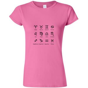 Gildan (Pink, S) Zodiac Horoscope Astro Astrological Symbol Sign Ladies Women T Shirt T Gildan (Pink, S) Zodiac Horoscope Astro Astrological Symbol Sign Ladies Women T Shirt T