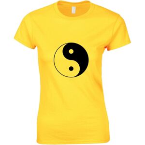 Gildan (Yellow, 2XL) Ying Yang Tao Unique Spiritual Chinese Philosophy Ladies Women T S Gildan (Yellow, 2XL) Ying Yang Tao Unique Spiritual Chinese Philosophy Ladies Women T S