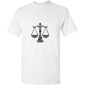 Gildan (White, S) Libra Zodiac Horoscope Astrological Symbol Sign Men T Shirt Tee Top Gildan (White, S) Libra Zodiac Horoscope Astrological Symbol Sign Men T Shirt Tee Top
