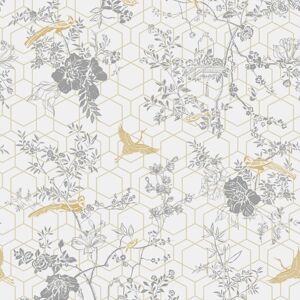 Muriva Lipsy London Himara Grey Gold Wallpaper 144072 Muriva Lipsy London Himara Grey Gold Wallpaper 144072