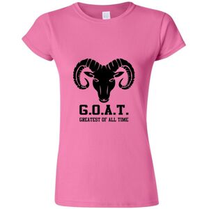 Gildan (Pink, XL) GOAT Greatest Of All Time Bighorn Sheep Head Ladies Women T Shirt Tee Gildan (Pink, XL) GOAT Greatest Of All Time Bighorn Sheep Head Ladies Women T Shirt Tee