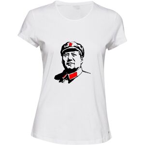 Gildan (2XL) Mao Zedong Portrait Chinese Marxist Communism White Ladies Women T Shirt T Gildan (2XL) Mao Zedong Portrait Chinese Marxist Communism White Ladies Women T Shirt T