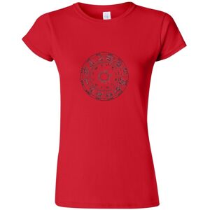 Gildan (Red, M) Unique Zodiac Horoscope Astrological Symbol Sign Ladies Women T Shirt T Gildan (Red, M) Unique Zodiac Horoscope Astrological Symbol Sign Ladies Women T Shirt T