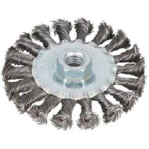 BlueSpot Blue Spot Tools 100mm (4") M14 x 2 Flat Twist Knot Wire Wheel Brush BlueSpot Blue Spot Tools 100mm (4") M14 x 2 Flat Twist Knot Wire Wheel Brush