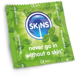 Skins Condoms Mint Flavour FOIL (BAG 500) Skins Condoms Mint Flavour FOIL (BAG 500)