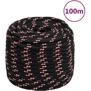 vidaXL Marine Rope Black 18 mm 100 m Dock Coil Boat Line Polypropylene vidaXL Marine Rope Black 18 mm 100 m Dock Coil Boat Line Polypropylene