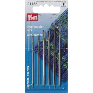 Prym PRYM_124662-1 Darning Needles Short HT 5/0-1/0 Silver col with Gold Eye Ass Prym PRYM_124662-1 Darning Needles Short HT 5/0-1/0 Silver col with Gold Eye Ass
