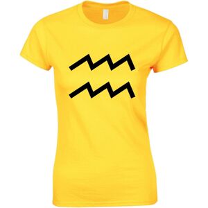 Gildan (Yellow, L) Aquarius Zodiac Horoscope Astrological Symbol Sign Ladies Women T Sh Gildan (Yellow, L) Aquarius Zodiac Horoscope Astrological Symbol Sign Ladies Women T Sh