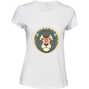 Gildan (S) Lion Head Leo King Jungle Zodiac Horoscope White Ladies Women T Shirt Tee To Gildan (S) Lion Head Leo King Jungle Zodiac Horoscope White Ladies Women T Shirt Tee To
