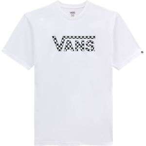 (S, White/Black) Vans Mens Checkered Short Sleeve Crew Neck Cotton T-Shirt Top T (S, White/Black) Vans Mens Checkered Short Sleeve Crew Neck Cotton T-Shirt Top T