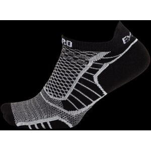 Thorlos (M) Thorlo Experia Prolite Ultra-Light No-Show Running Socks, Black/White Thorlos (M) Thorlo Experia Prolite Ultra-Light No-Show Running Socks, Black/White