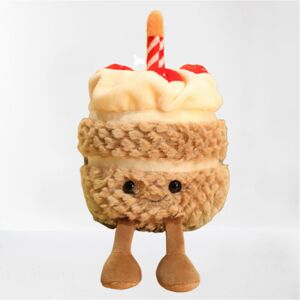 Unbranded (Coffee) Cake Doll Birthday Plush Toys Singing Luminous Candle Doll Gift Kids Unbranded (Coffee) Cake Doll Birthday Plush Toys Singing Luminous Candle Doll Gift Kids