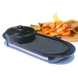 GreenZech 2 In1 220V 2700W Electric Grill Hot Pot Oven BBQ Pan Teppanyaki Smokeless Cooker GreenZech 2 In1 220V 2700W Electric Grill Hot Pot Oven BBQ Pan Teppanyaki Smokeless Cooker