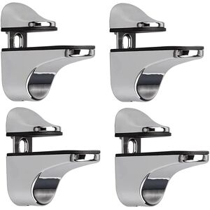 Unbranded Adjustable Glass Shelf Bracket, 4 Pcs Glass Shelf Bracket, Wall Mounted Glass Cl Unbranded Adjustable Glass Shelf Bracket, 4 Pcs Glass Shelf Bracket, Wall Mounted Glass Cl