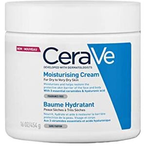 CeraVe Moisturising Cream for Dry to Very Dry Skin 454g with Hyaluronic Acid & 3 CeraVe Moisturising Cream for Dry to Very Dry Skin 454g with Hyaluronic Acid & 3
