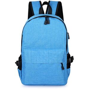 GreenZech (Light Blue) 15L Outdoor USB Anti-theft Backpack Rucksack Laptop Bag School Shou GreenZech (Light Blue) 15L Outdoor USB Anti-theft Backpack Rucksack Laptop Bag School Shou