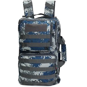 GreenZech (Blue camouflage) 50L Outdoor Tactical Army Backpack Rucksack Waterproof Camping GreenZech (Blue camouflage) 50L Outdoor Tactical Army Backpack Rucksack Waterproof Camping