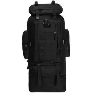 GreenZech (Black) 100L Large Capacity Military Tactical Backpack Outdoor Hiking Climbing C GreenZech (Black) 100L Large Capacity Military Tactical Backpack Outdoor Hiking Climbing C