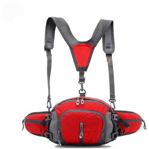 GreenZech (Red) 5-in-1 Cycling Waist Bag Multi-function Breathable Bike Backpack Camping C GreenZech (Red) 5-in-1 Cycling Waist Bag Multi-function Breathable Bike Backpack Camping C