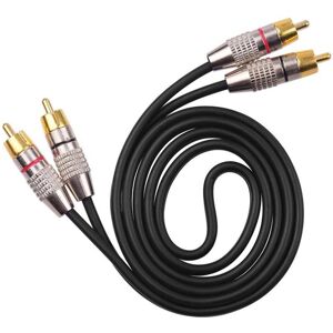 GreenZech (2M) 2RCA to 2RCA Male Plug Stereo Audio Video Cable for Karaoke DVD Speaker Amp GreenZech (2M) 2RCA to 2RCA Male Plug Stereo Audio Video Cable for Karaoke DVD Speaker Amp