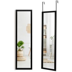 Costway Full Length Over the Door Mirror Full Length Mirror with Hanging Hooks Costway Full Length Over the Door Mirror Full Length Mirror with Hanging Hooks