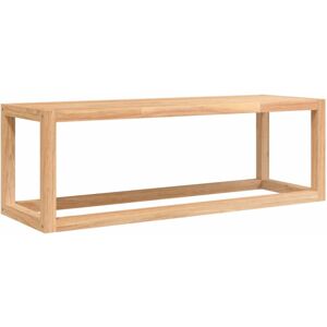 vidaXL Walnut Towel Rack - Bathroom Wall Storage 60x20x20 cm vidaXL Walnut Towel Rack - Bathroom Wall Storage 60x20x20 cm