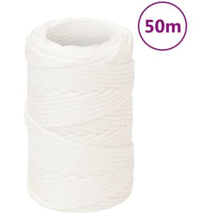 vidaXL White 50 m Boat Rope - Marine Rope Dock Coil for Sailing & Yachting vidaXL White 50 m Boat Rope - Marine Rope Dock Coil for Sailing & Yachting