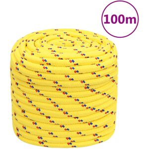 vidaXL Boat Rope 16mm 100m Yellow - Marine Rope vidaXL Boat Rope 16mm 100m Yellow - Marine Rope
