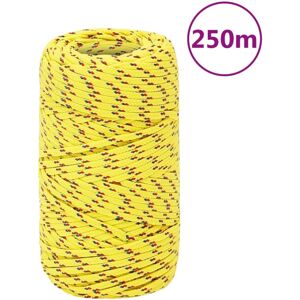 vidaXL Yellow 250 m Marine Rope - Marine Rope vidaXL Yellow 250 m Marine Rope - Marine Rope