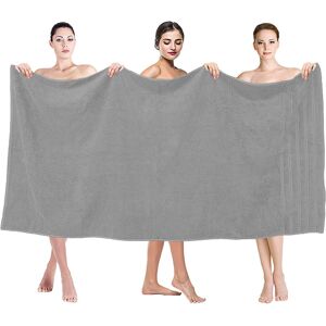 Textile Do (Silver) Extra Large Super Jumbo Bath Sheet Towel 100% Egyptian Cotton Bath Shee Textile Do (Silver) Extra Large Super Jumbo Bath Sheet Towel 100% Egyptian Cotton Bath Shee